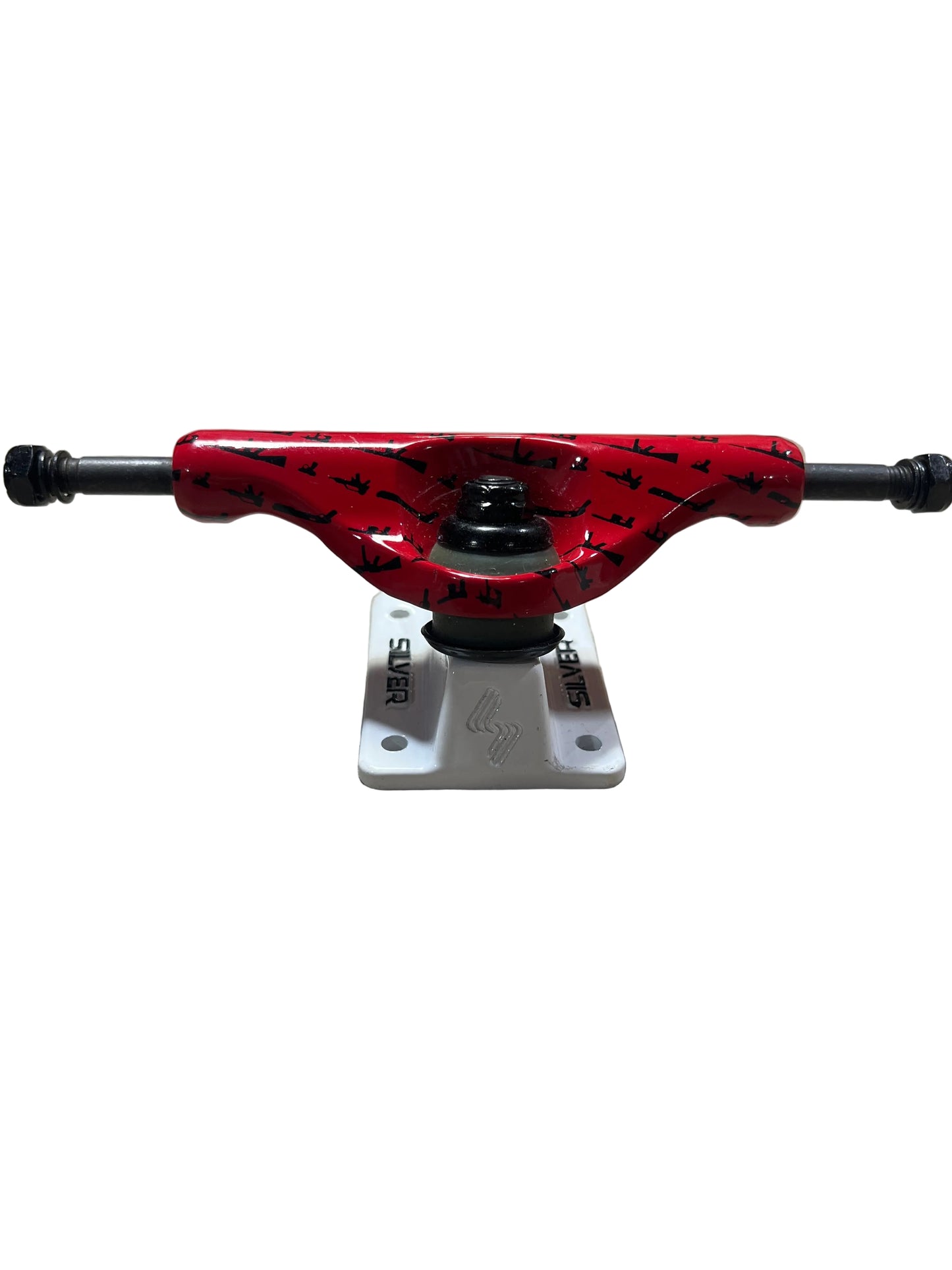 Silver Rob Dyrdek M Class Guns Red Black White 7.75" Axle Vintage NOS Trucks
