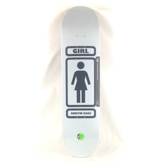 Girl Griffin Gass White Black 8" Skateboard Deck