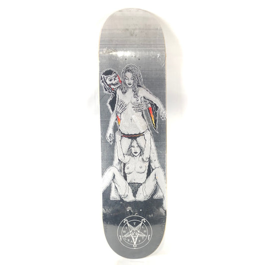 Witchcraft 2 Girls And Death Black/White 8.5" Skateboard Deck