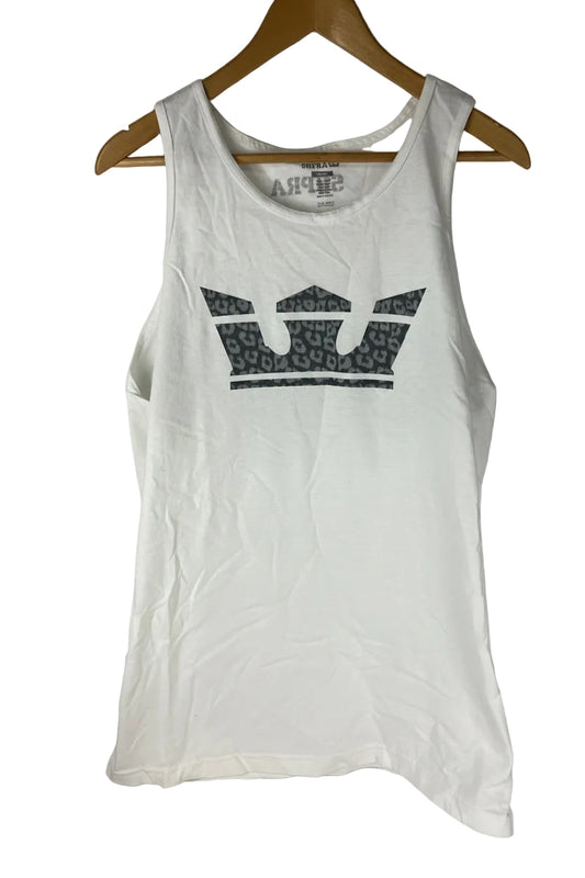 Supra Cheetah Print Grey Black White Size L S/s Vintage Shirt
