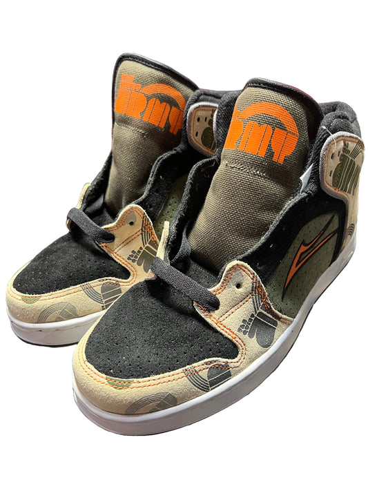 Lakai X The Quiet Life Telford High Black Multi The Quiet Army US Mens Size 9 Vintage NOS Sample Shoes