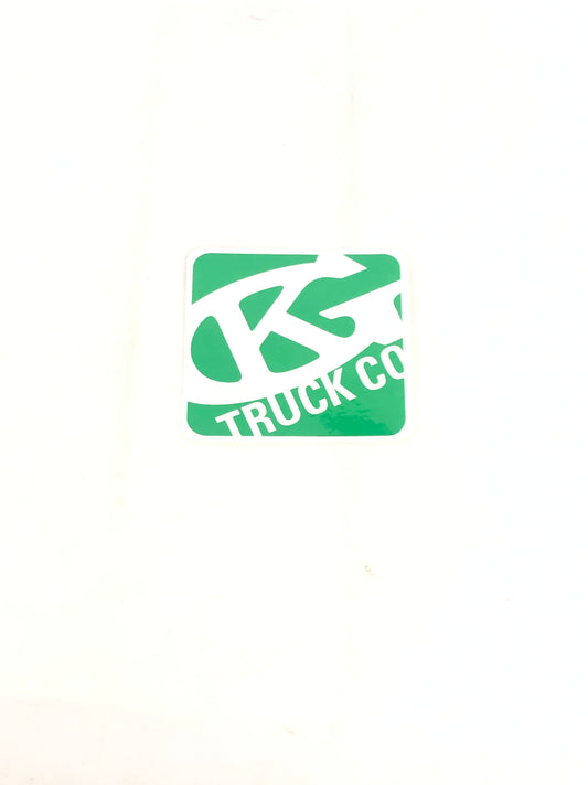 Grind King G Clear Green 4" x 4.25" Vintage NOS Sticker
