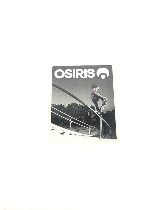 Osiris James Brockman Clear Black White 6" x 4.5" Sticker