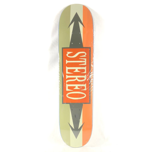 Stereo Arrow Green/Orange 7.5" Skateboard Deck 2003