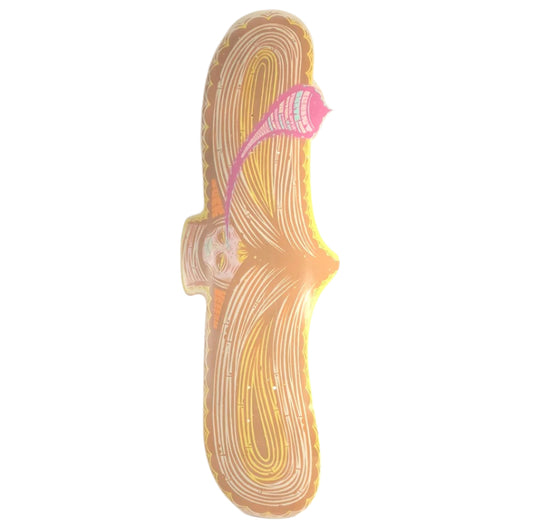 Element Shaped Fuck Yeah Yellow/Brown 10" Skateboard Deck