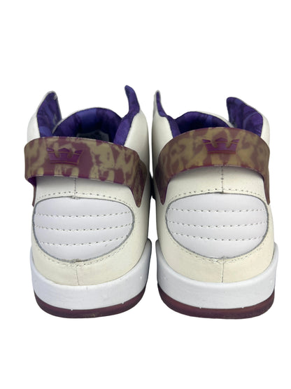 Supra Chad Muska Skytop III White Purple White US Mens Size 9.5 Classic Shoes