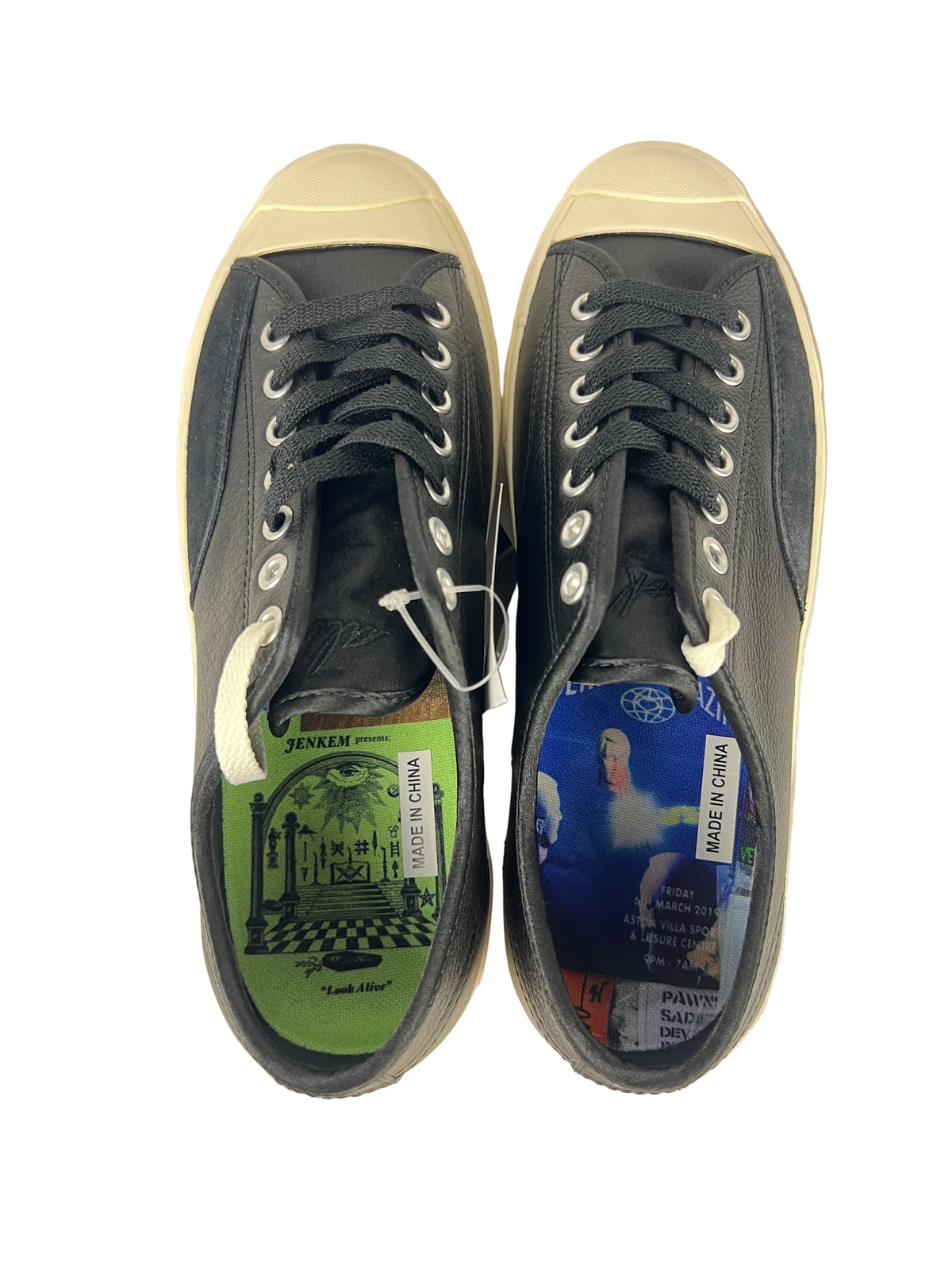 Converse X JENKEM Jack Purcell JP Pro Ox Black Egret Black US Mens Size 7.5 Classic Shoes