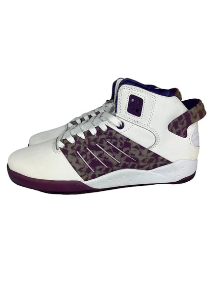 Supra Chad Muska Skytop III White Purple White US Mens Size 9.5 Classic Shoes