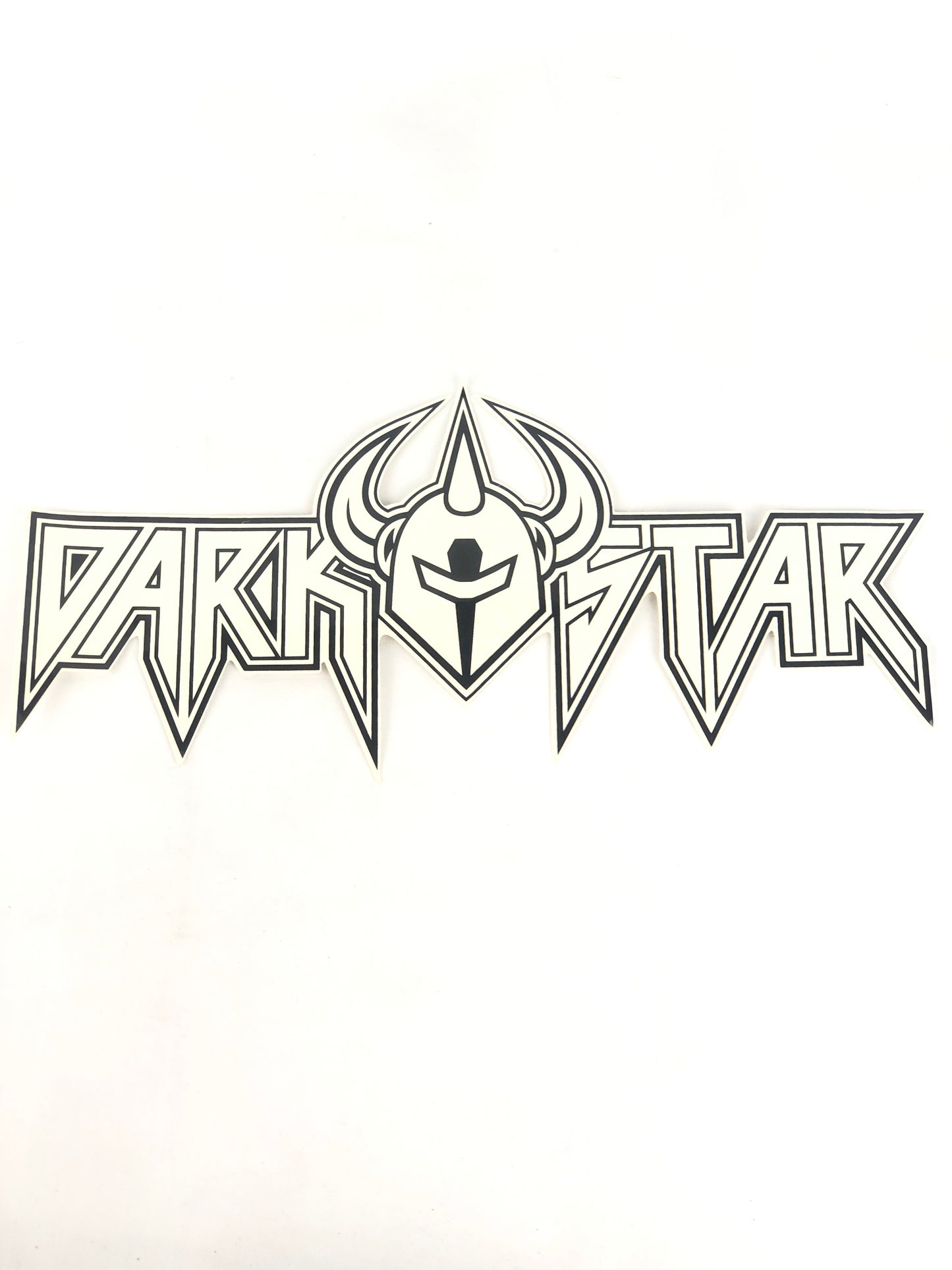 Darkstar Skateboards Helmet Clear Black 12" x 5.5" Sticker
