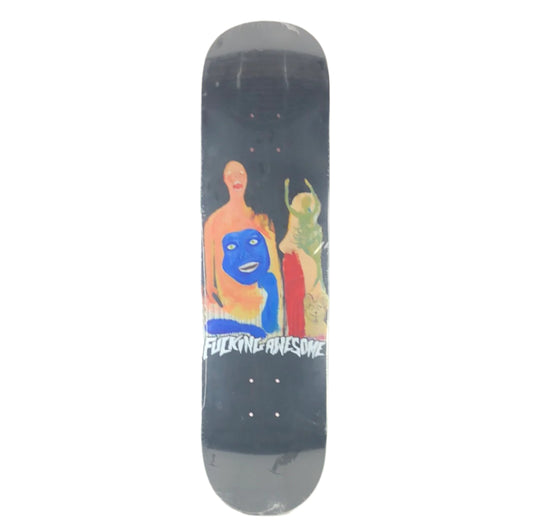 Fucking Awesome Jason Dill Collage II Black/Tan/Blue/Green/Red/White Size 8.18 Skateboard Deck