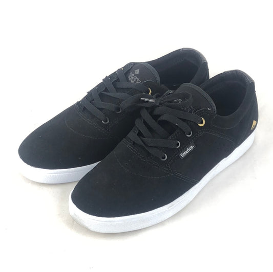 Emerica Figgy Dose Black White Gold U.S. Men Size 8.5