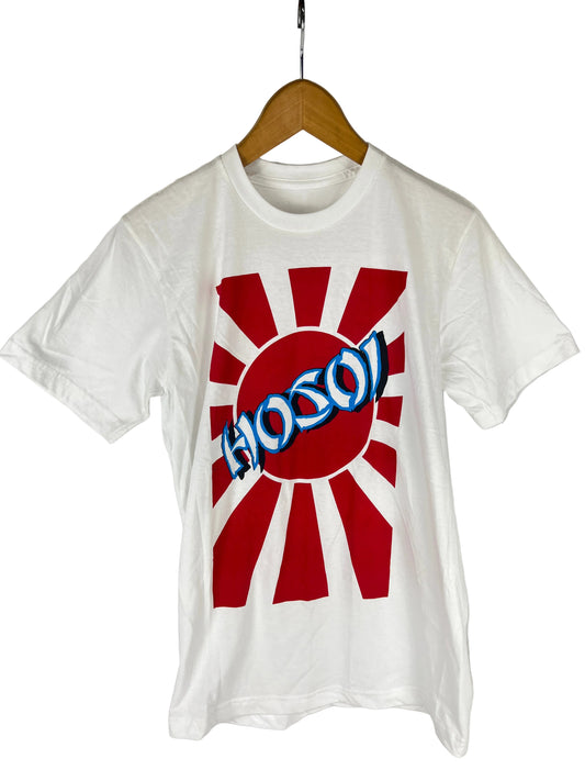 Hosoi Christian Hosoi Yesterday Today Forever Rising Sun White Red Blue Size S S/s Vintage Shirt