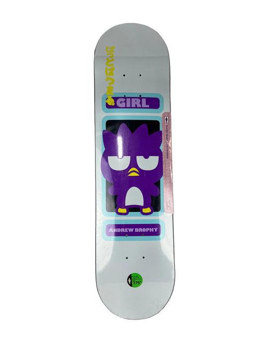 Girl Andrew Brophy Sanrio 60th Anniversary White Purple Blue Size 7.75" Vintage NOS Deck
