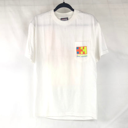 The Hundreds Chest Logo Digital Landscape Orange Yellow Size M S/s Shirt