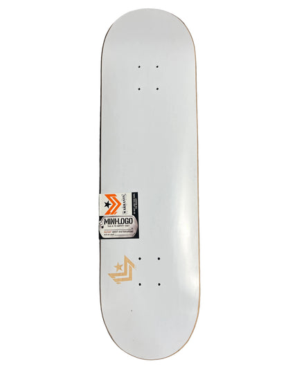 Powell Peralta Mini Logo Chevron White Natural Size 8.75" Vintage NOS Deck