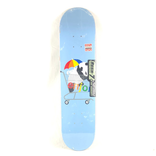 Enjoi Team Shopping Cart Light Blue 7.75" Skateboard Deck
