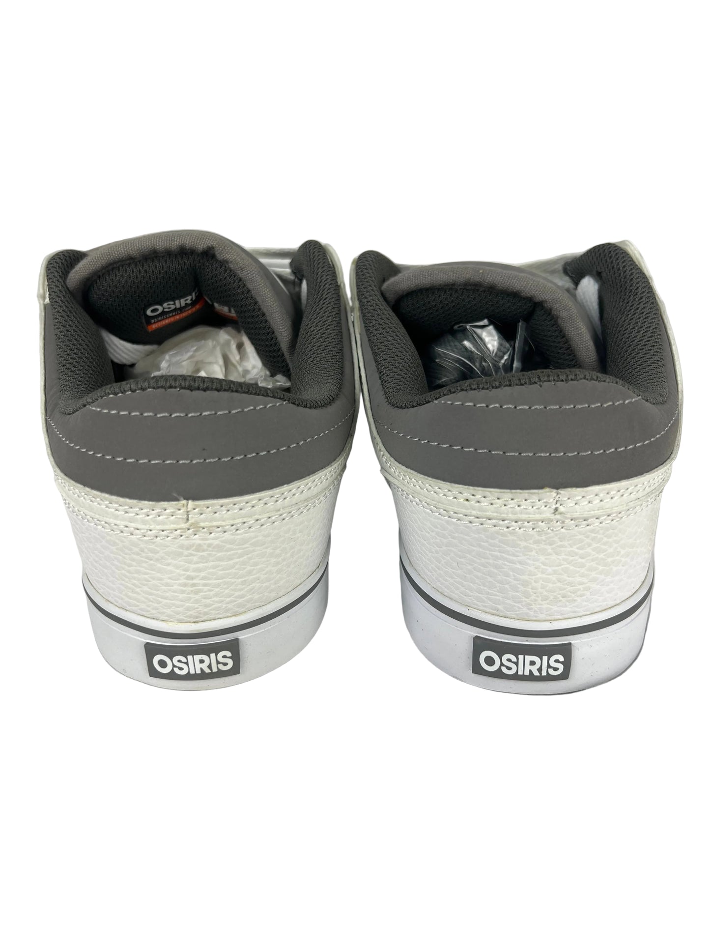Osiris Jerry Hus Chino Low White Grey White Perf Leather US Mens Size 8.0 Shoes