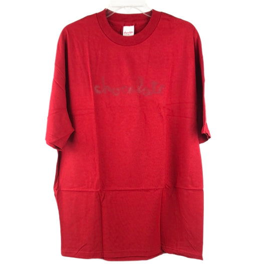 Chocolate Cest Logo Red Red Size XL S/s Shirt