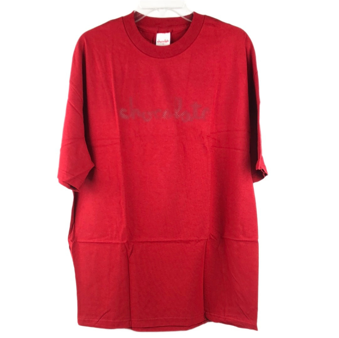 Chocolate Cest Logo Red Red Size XL S/s Shirt