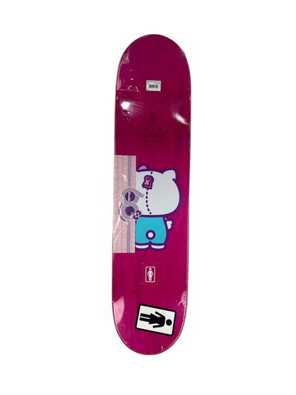 Girl Sean Malto Sanrio 60th Anniversary Pink Yellow White Size 8.0" Vintage NOS Deck