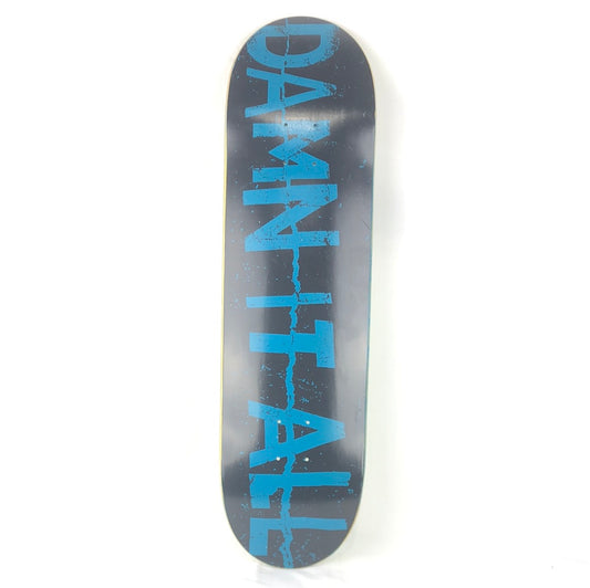 Zero Damn It All Black/Blue 8.375'' Skateboard Deck