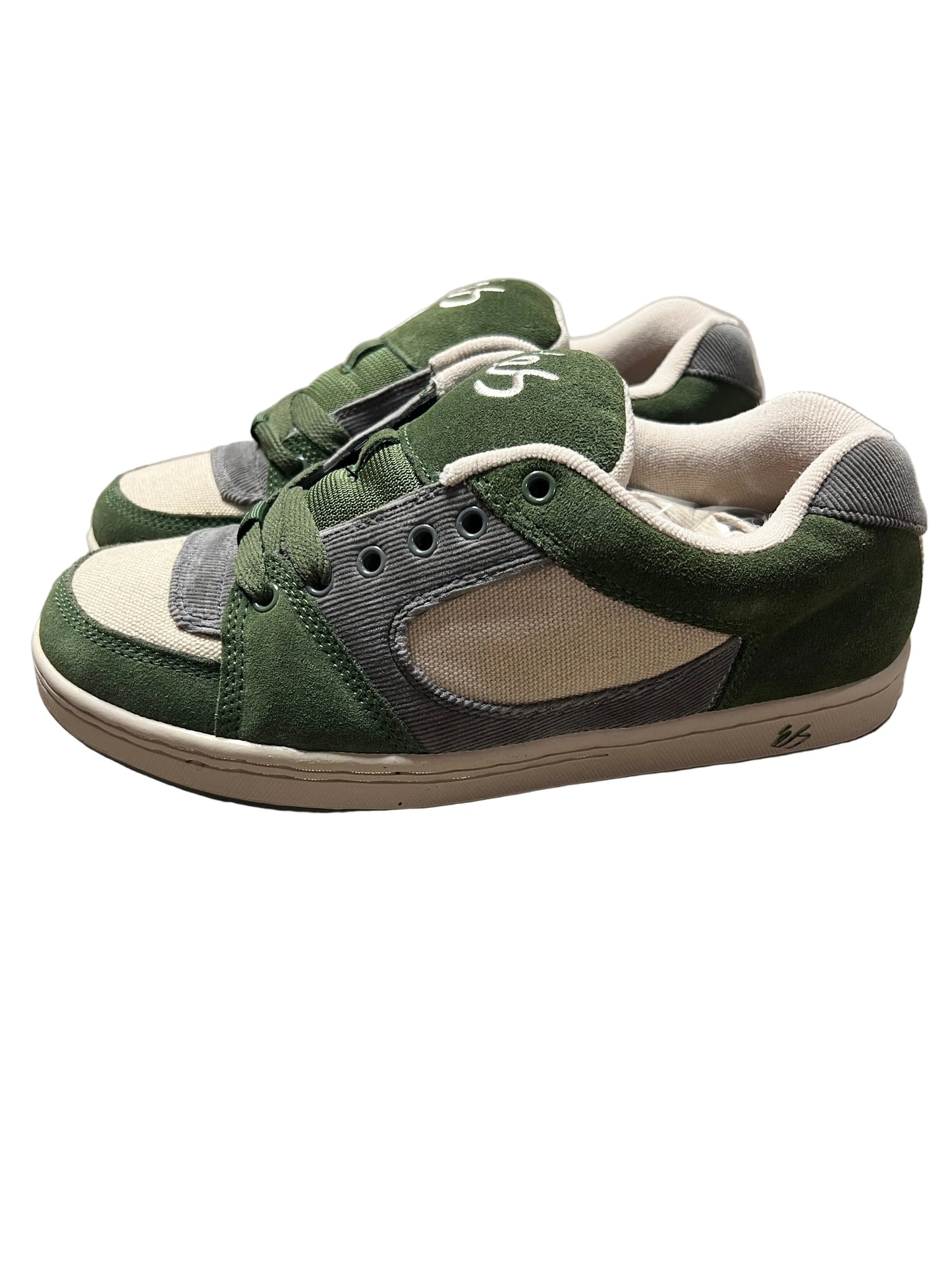ES Accel Green Heather Corduroy US Mens Size 10.5 Classic Shoes