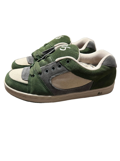 ES Accel Green Heather Corduroy US Mens Size 10.5 Classic Shoes