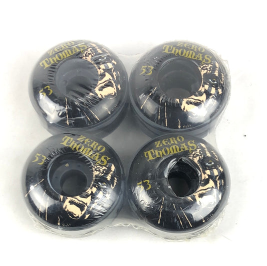 Zero Jamie Thomas Face Black Gold Grey 53mm Skateboard Wheels