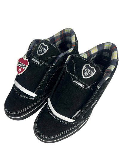 Osiris Diego Bucchieri Cleaver Black Plaid US Mens Size 9.5 Shoes