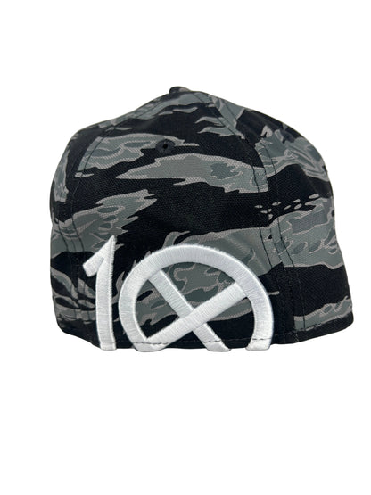 10Deep Camo All Over Size 7 1/8 56.8cm Vintage 59fifty New Era Fitted Hat