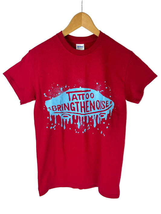 Vans Tattoo Bring The Noise Red Blue Size S S/s Vintage Shirt