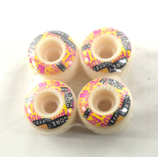 Pig Corey Duffel Yellow Pink Black White 52mm Skateboard Wheels