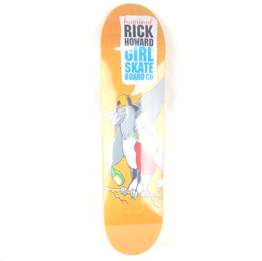 Girl Rick Howard Huminal Orange 7.8'' Skateboard Deck 2004