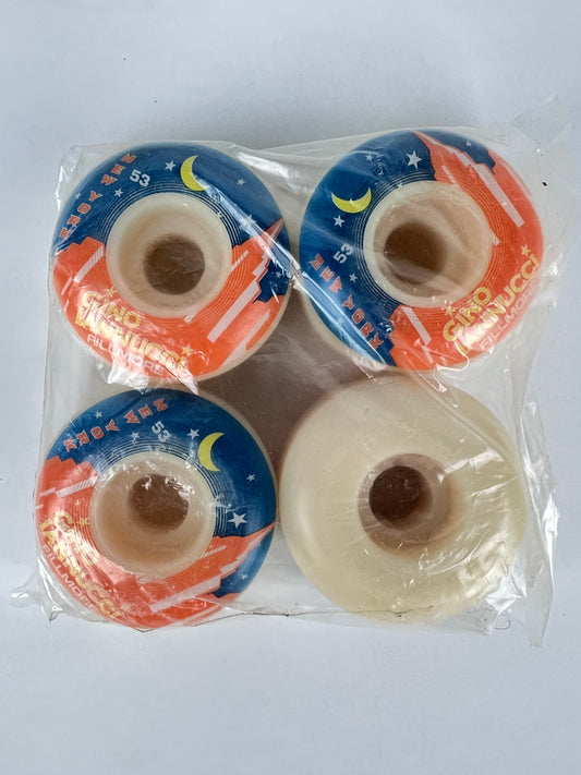 Fillmore Gino Iannucci New York Skyline Orange Blue White Size 53MM Vintage NOS Wheels