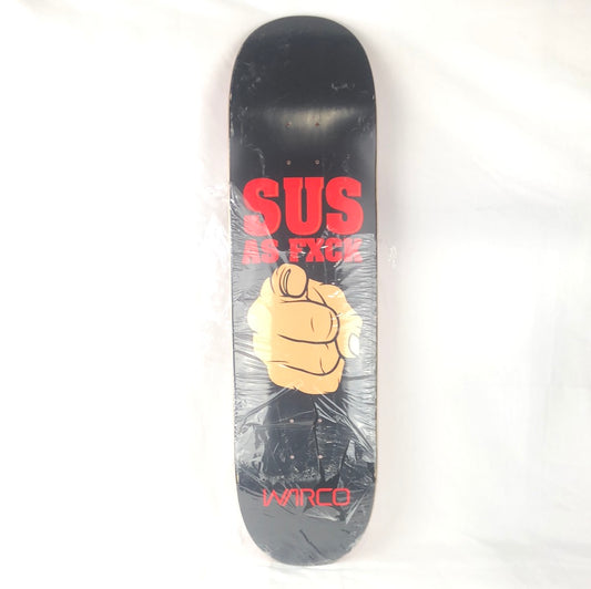 Warco Sus Black 8.5'' Skateboard Deck