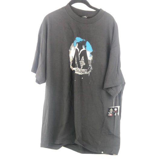 Matix Chest Logo Black White Grey Blue Size XL S/s Shirt