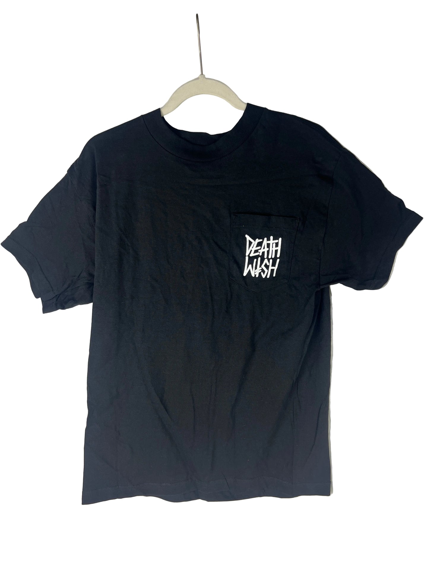 Deathwish Black White Size M S/s Vintage Pocket Shirt