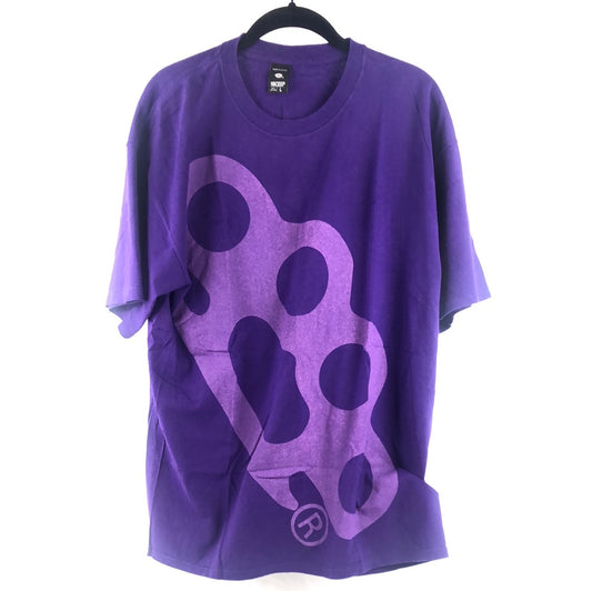 10 Deep Chest Logo Purple Size L S/s Shirt