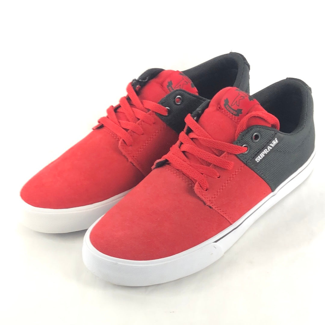 Supra Stacks Vulc Red Black White U.S. Mens Size 11