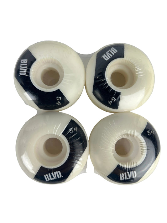 Boulevard BLVD. White Black Size 54MM Vintage NOS Wheels
