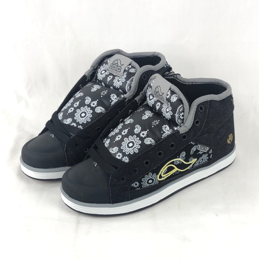 Adio Jasper High Black/Bandana US Mens Size 8