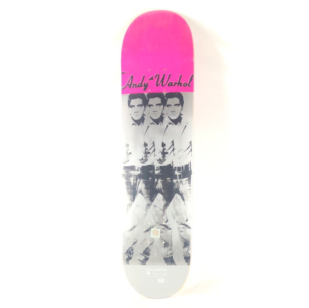 Alien Workshop X Andy Warhol Elvis Pink Grey 7.875" Skateboard Deck