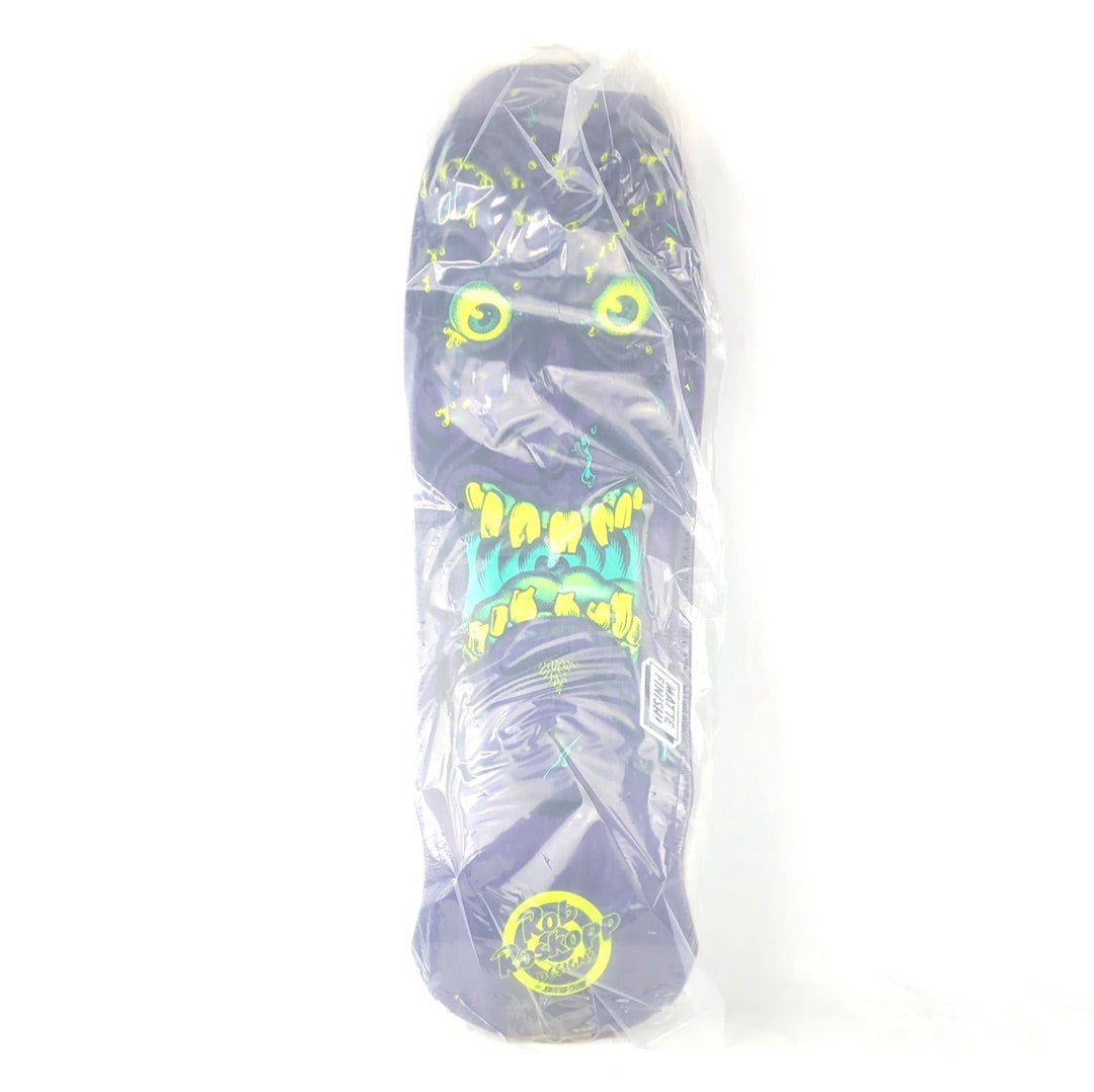 Santa Cruz Rob Roskopp Face Purple Size 9.5" Shaped Skateboard Deck 2012 Reissue