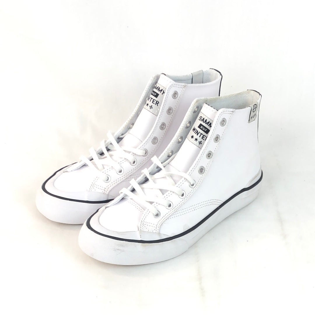 Huf Classic HI White SW US Mens Size 5 Shoes