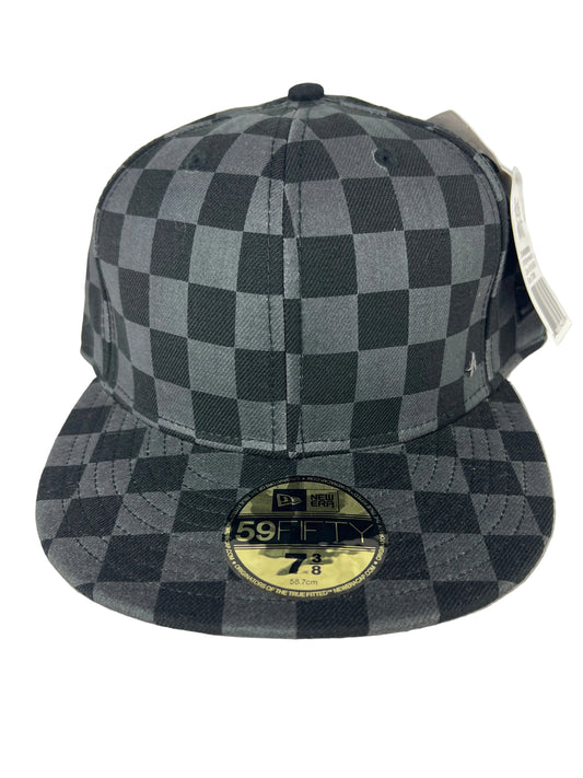 Altamont X New Era Speedway Checks Black Grey Size 7 3/8 58.7CM Vintage 59Fifty Fitted Hat