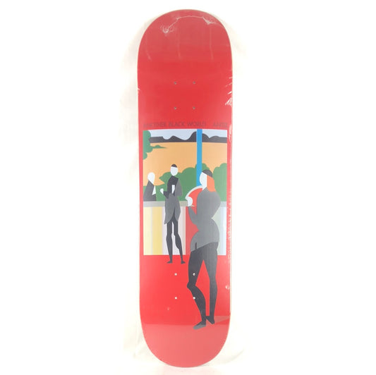 Antiz Another Black World Red 8.25" Skateboard Deck