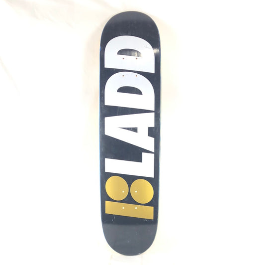 Plan B PJ Ladd Plan B Logo Black/White/Gold Size 7.8 Skateboard Deck