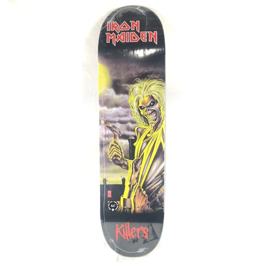 Zero Iron Maiden Killers Axe Monster Black/Yellow/Red/Multi Color Size 8.5 Skateboard Deck
