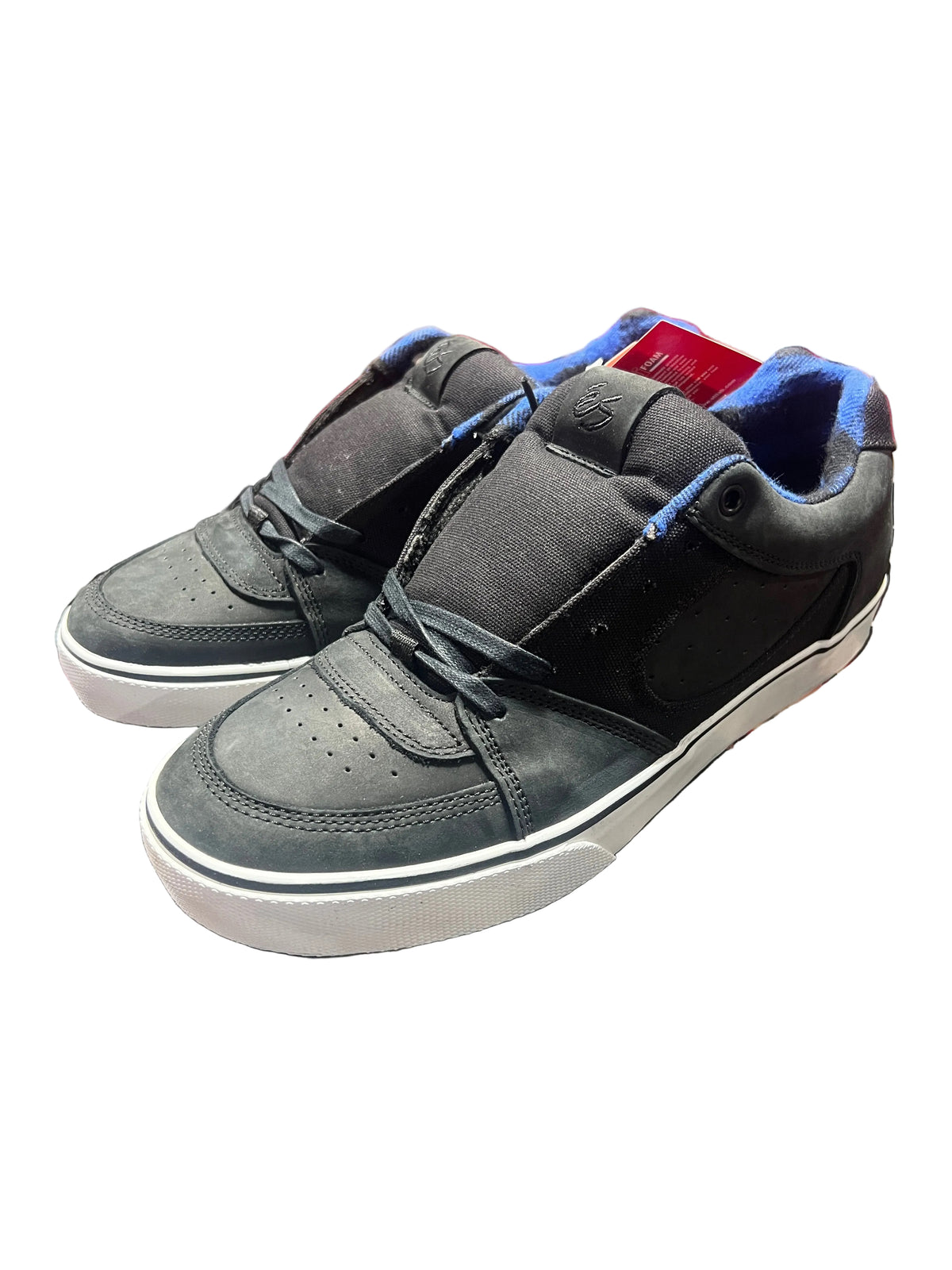 ES Square One Black Blue Plaid Lumberjack Size 11.5 Classic Shoes