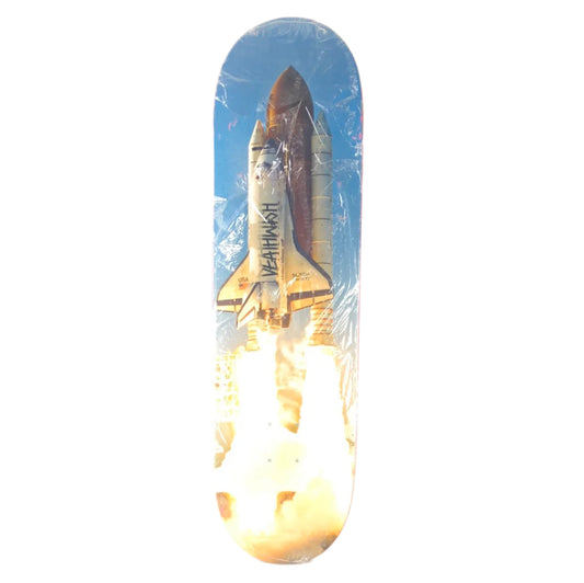 Deathwish Slash Rocket Launch Blue Multi Size 8.6" Skateboard Deck